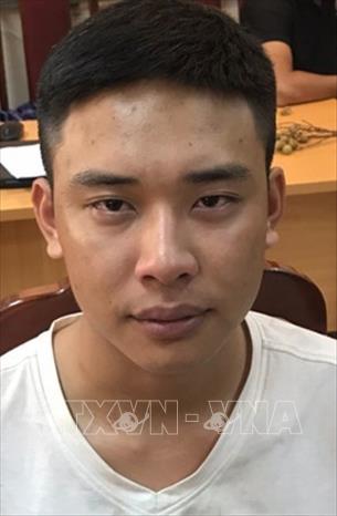 Trong ảnh: Đối tượng Phùng Hữu Mạnh. Ảnh: TTXVN phát