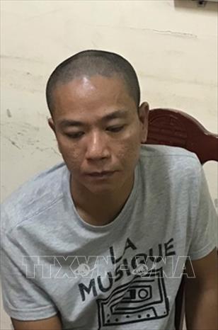 Trong ảnh: Đối tượng Hoàng Ngọc. Ảnh: TTXVN phát