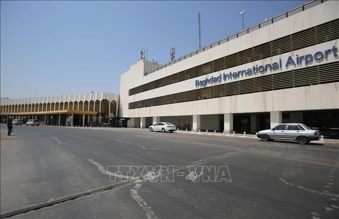 Trong ảnh: Sân bay quốc tế Baghdad, Iraq ngày 23/7/2020. Ảnh: AFP/TTXVN