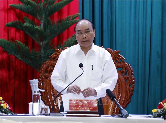Trong ảnh: Thủ tướng Nguyễn Xuân Phúc phát biểu. Ảnh: Thống Nhất – TTXVN
