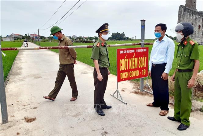 Thái Bình phong tỏa 1 thôn vì có ca dương tính với Covid ...