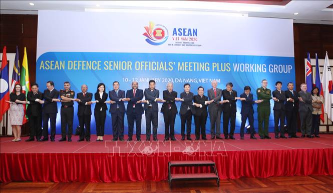 Trong ảnh: Ngày 10/1/2020, tại Đà Nẵng diễn ra Hội nghị Nhóm làm việc Quan chức Quốc phòng Cấp cao ASEAN mở rộng (ADSOM+ WG). Ảnh: Trần Lê Lâm – TTXVN
