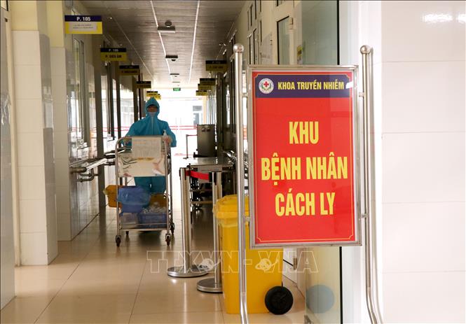 Trong ảnh:Khu cách ly Khoa truyền nhiễm, Bệnh viện đa khoa tỉnh Bắc Ninh. Ảnh: Đinh Văn Nhiều-TTXVN