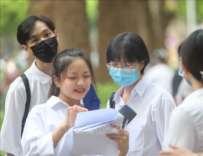 Trong ảnh: Thí sinh Hà Nội 