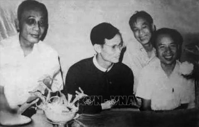 Trong ảnh: Các đồng chí an ninh thuộc Lưới điệp báo H10-A22 trong kháng chiến chống Mỹ, cứu nước. Ảnh: Tư liệu/TTXVN phát