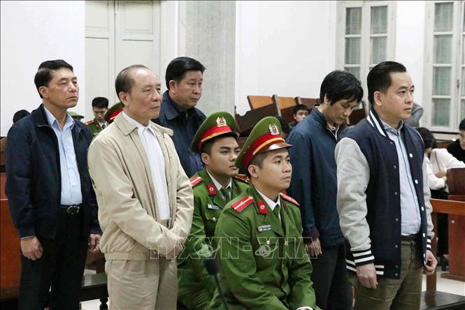 Trong ảnh: Tháng 1/2019, Tòa án nhân dân TP Hà Nội xét xử sơ thẩm vụ án Phan Văn Anh Vũ và các đồng phạm là các cựu sỹ quan cấp cao ngành công an phạm các tội 