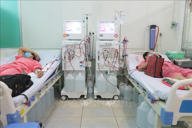 Photo: Preventive measures are tightened at Ho Chi Minh City's hospitals to protect vulnerable patients such as the elderly and patients with serious illness. VNA Photo: Đinh Hằng