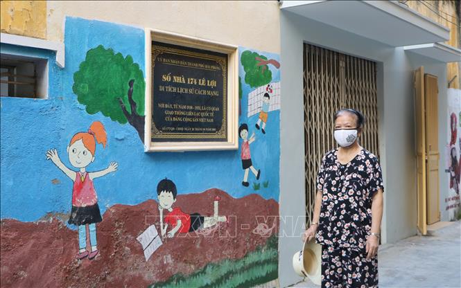 Trong ảnh: Căn nhà 172 phố Lê Lợi (Hải Phòng) từng là nơi cố Tổng Bí thư Trần Phú đã ở và hoạt động cách mạng những năm 1930-1931. Ảnh: Minh Thu- TTXVN