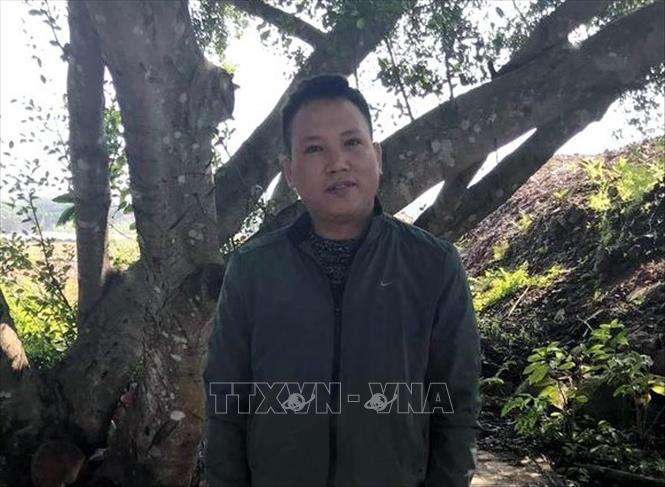 Trong ảnh: Đối tượng Nguyễn Văn Điệp. Ảnh: TTXVN phát 