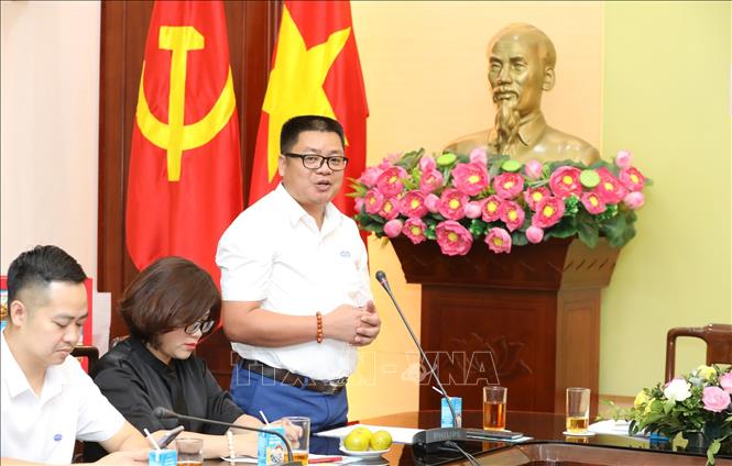 Trong ảnh: Ông Lê An Trung, Tổng Giám đốc CTCP Macca Nutrition phát biểu tại Lễ Ký kết. Ảnh: Anh Tuấn – TTXVN