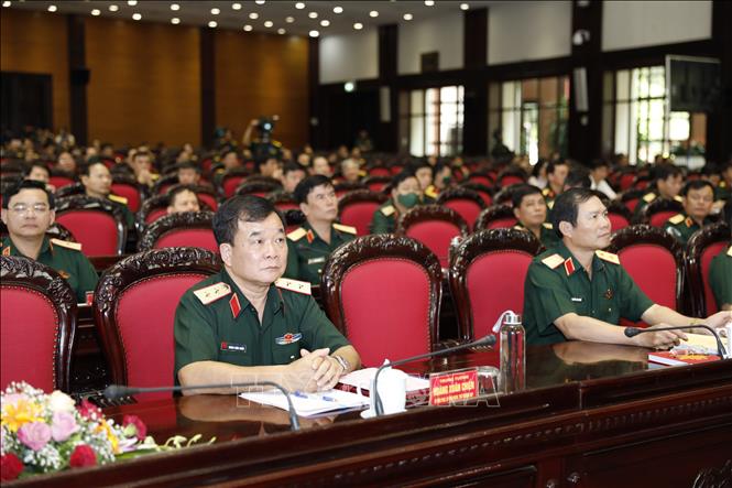 Trong ảnh: Các đại biểu tham dự hội nghị tại điểm cầu Hà Nội. Ảnh: Dương Giang - TTXVN