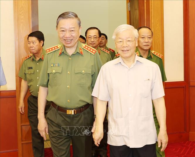 Tổng Bí thư, Chủ tịch nước Nguyễn Phú Trọng chủ trì buổi ...