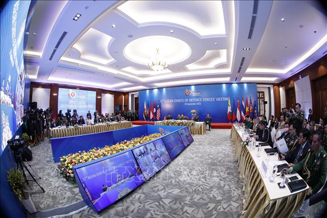 Photo: An view of the meeting in Hanoi. VNA Photo: Dương Giang