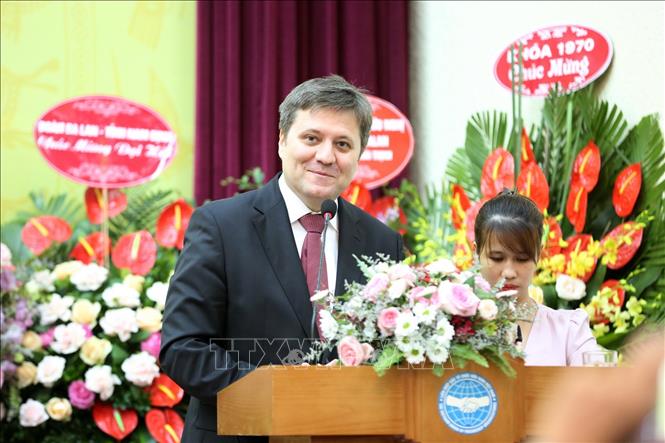 Trong ảnh: Đại sứ Ba Lan tại Việt Nam Wojciech Gerwel phát biểu. Ảnh: TTXVN