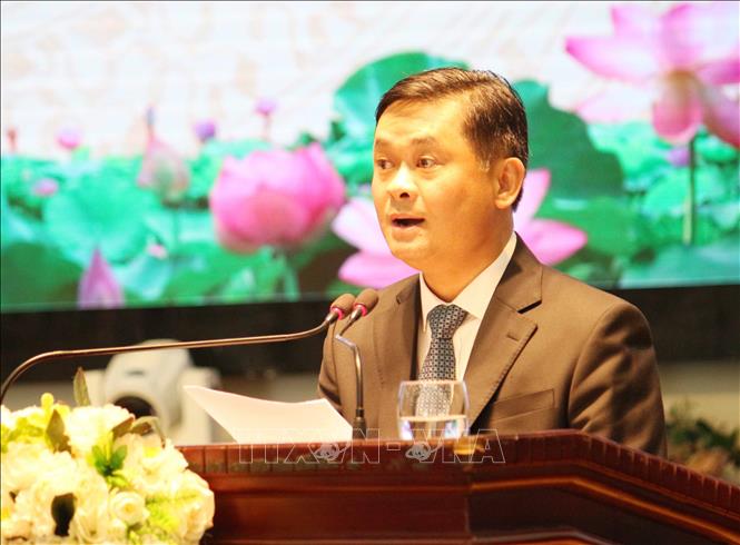 Trong ảnh: Bí thư Tỉnh ủy Nghệ An Thái Thanh Quý phát biểu tại hội thảo. Ảnh: Nguyễn Oanh - TTXVN