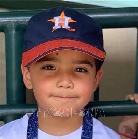 Trong ảnh: Bé trai Josiah McIntyre ở bang Texas, Mỹ. Ảnh: Daily Mail/TTXVN