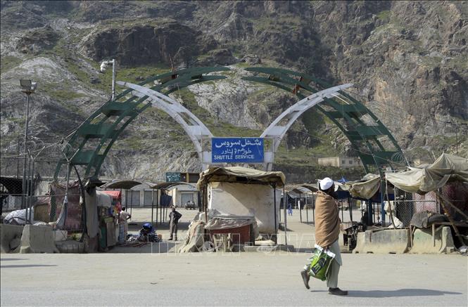 Trong ảnh (tư liệu): Cửa khẩu Torkham, ở biên giới Pakistan - Afghanistan, đóng cửa ngày 16/3/2020 trong bối cảnh dịch COVID-19 lan rộng. Ảnh: AFP/ TTXVN