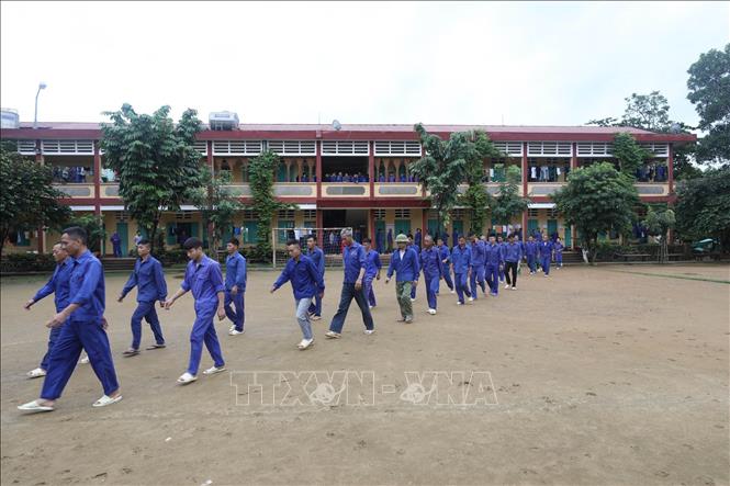 Trong ảnh: Cơ sở vật chất của Cơ sở khang trang sạch đẹp, đảm bảo để thực hiện cai nghiện cho các học viên. Ảnh: Anh Tuấn – TTXVN