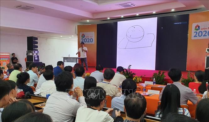 Quang cảnh Ngày hội Toán học mở. Ảnh: Ánh Tuyết - TTXVN