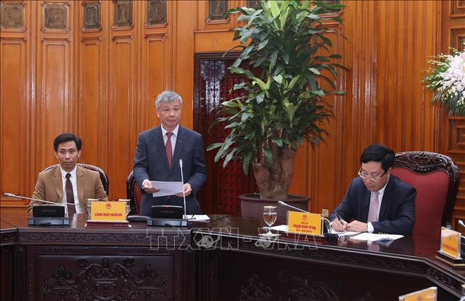 Phó Thủ tướng Phạm Bình Minh tiếp đoàn đại biểu Hội Phát ...
