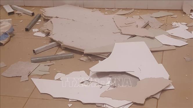 Trong ảnh: Hiện trường vụ việc. Ảnh: TTXVN phát