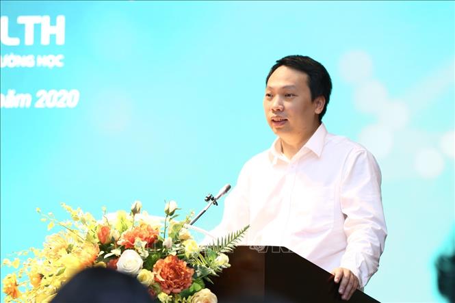 Trong ảnh: Ông Nguyễn Huy Dũng, Cục trưởng Cục Tin học hoá (Bộ Thông tin và Truyền thông) phát biểu. Ảnh: Minh Quyết - TTXVN