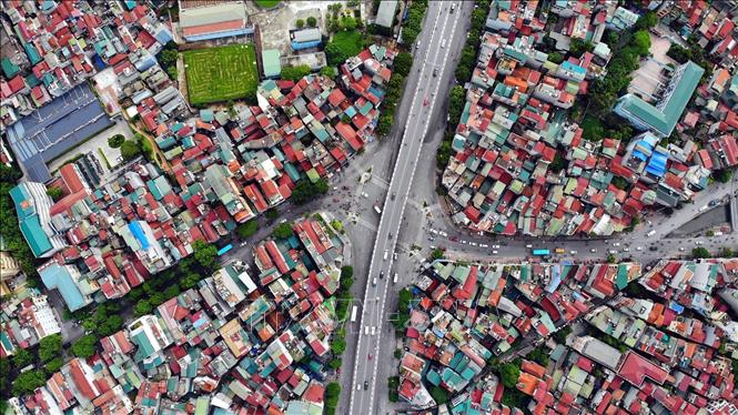 Trong ảnh: Ô Đống Mác nằm cuối phố Lò Đúc đoạn giao với đường Trần Khát Chân và phố Kim Ngưu. Ảnh: Danh Lam-TTXVN