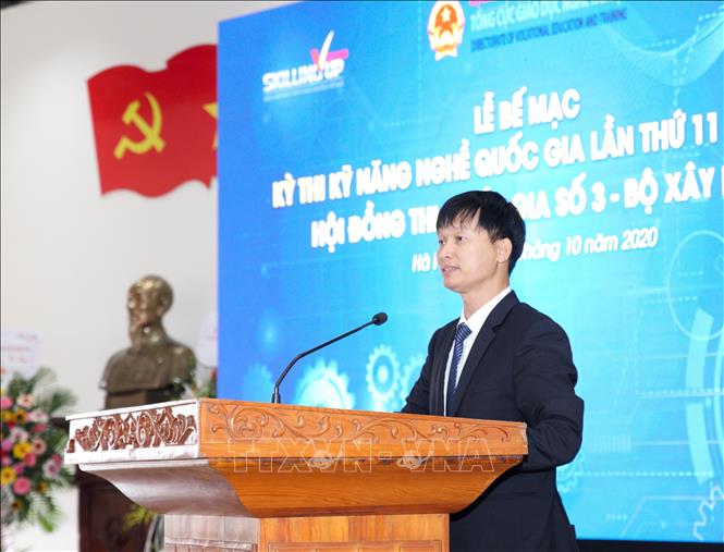 Trong ảnh: Ông Bùi Hồng Huế, Phó Chủ tịch Hội đồng thi số 3 tổng kết Kỳ thi. Ảnh: Hoàng Hiếu - TTXVN