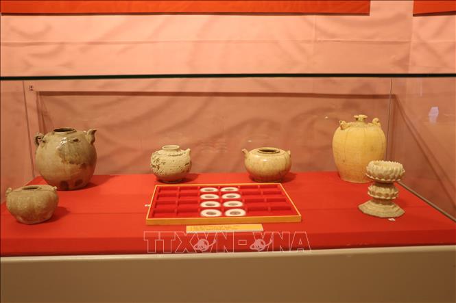 Photo: Objects at the exhibition.  VNA Photo: Thái Hùng