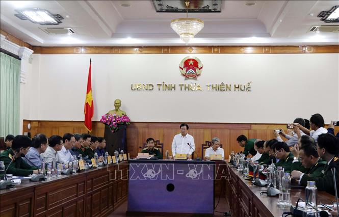 Trong ảnh: Phó Thủ tướng Trịnh Đình Dũng phát biểu tại buổi làm việc. Ảnh: Đỗ Trưởng-TTXVN