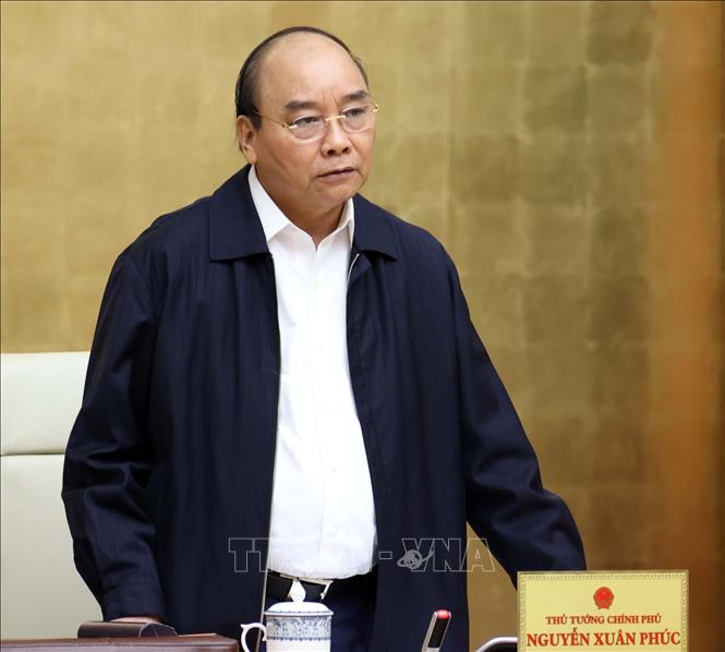 Trong ảnh: Thủ tướng Nguyễn Xuân Phúc phát biểu. Ảnh: Thống Nhất - TTXVN
