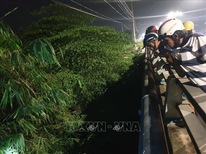 Trong ảnh: Hiện trường nơi xảy ra vụ việc. Ảnh: TTXVN phát