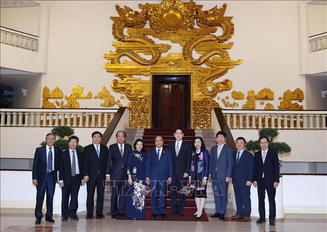Thủ tướng Nguyễn Xuân Phúc tiếp Phó Chủ tịch Tập đoàn ...