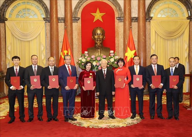 Tổng Bí thư, Chủ tịch nước Nguyễn Phú Trọng trao Quyết ...