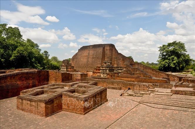 Trong ảnh: Đại học Phật giáo Mahavihara Nalanda ở Ấn Độ được UNESCO đưa vào danh sách Di sản thế giới năm 2016. Ảnh: THX/TTXVN