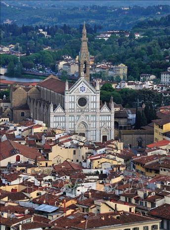 Trong ảnh: Trung tâm Lịch sử  Florence - thủ phủ vùng Tuscany (Italy) và là biểu tượng của thời Phục Hưng, được UNESCO đưa vào danh sách Di sản văn hóa thế giới năm 1982. Ảnh: THX/TTXVN