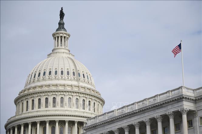 Trong ảnh: Tòa nhà Quốc hội Mỹ ở Washington, DC. Ảnh: THX/TTXVN