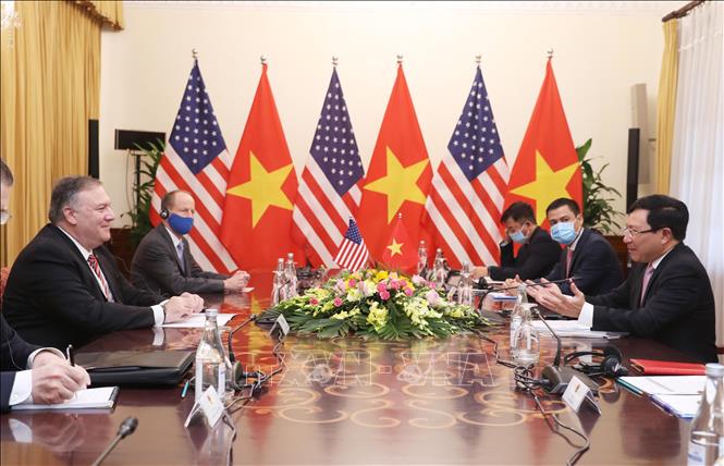 Photo: A view of the Vietnam-US talks. VNA Photo: Lâm Khánh