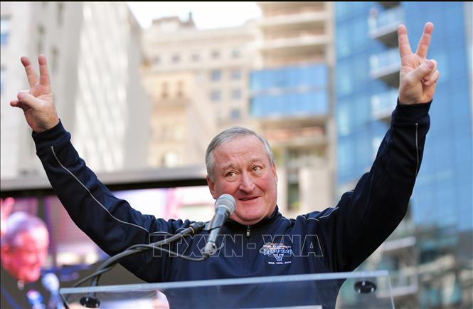Trong ảnh (tư liệu): Thị trưởng Philadelphia Jim Kenney tại một sự kiện ở Philadelphia, Pennsylvania, ngày 5/4/2018. Ảnh: AFP/ TTXVN