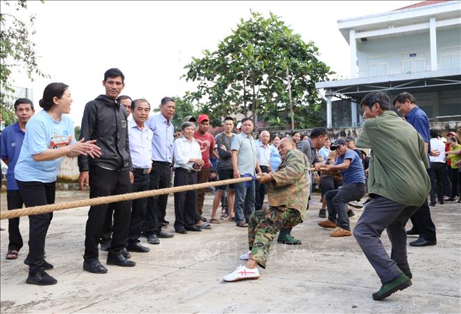 Cộng đồng các khu dân cư sôi nổi tham gia Ngày hội. Ảnh: Hoài Thu – TTXVN.