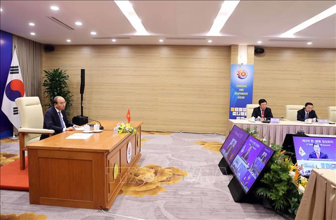 Thủ tướng Nguyễn Xuân Phúc phát biểu. Ảnh: Thống Nhất – TTXVN