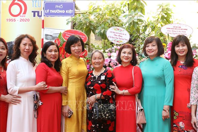 Trong ảnh: Đại biểu đến tham dự Lễ kỷ niệm. Ảnh: Minh Quyết - TTXVN