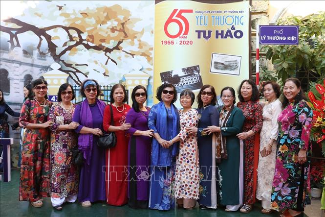 Trong ảnh: Đại biểu đến tham dự Lễ kỷ niệm. Ảnh: Minh Quyết - TTXVN