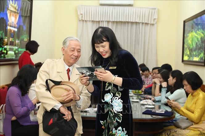 Trong ảnh: Đại biểu đến tham dự Lễ kỷ niệm. Ảnh: Minh Quyết - TTXVN