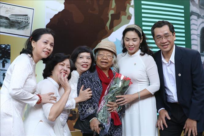 Trong ảnh: Đại biểu đến tham dự Lễ kỷ niệm. Ảnh: Minh Quyết - TTXVN