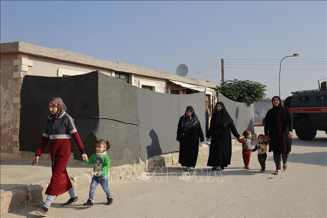 Trong ảnh: Chiến sự bùng phát ở Syria khiến hàng chục nghìn người thương vong và hàng triệu người phải rời bỏ nhà cửa trở thành người tị nạn. Ảnh: Trần Hiếu - Pv TTXVN