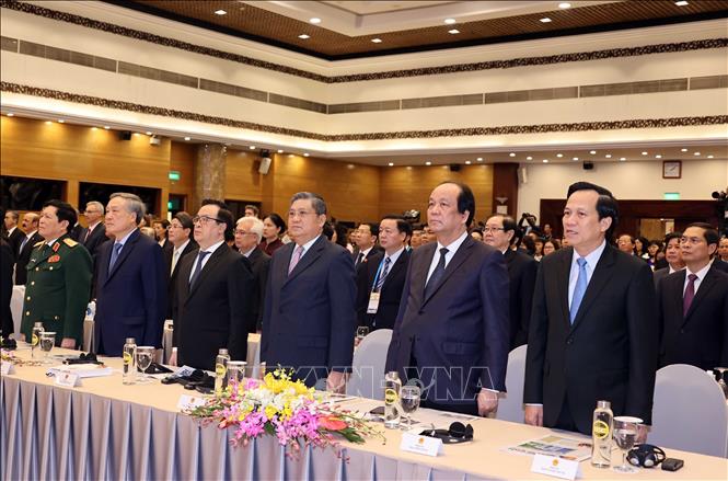 Photo: A view of the closing ceremony of the 37th ASEAN Summit and Related Summits in Hanoi.  VNA Photo