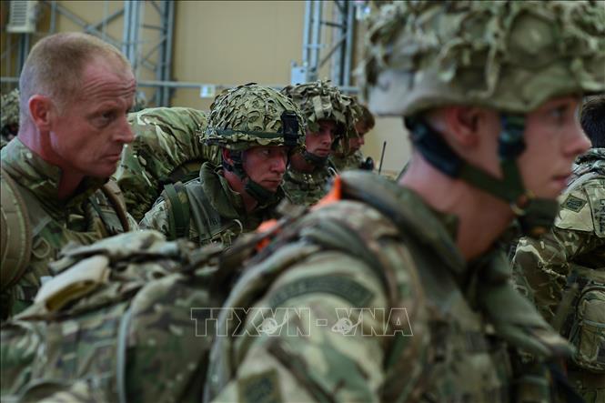 Trong ảnh (tư liệu): Binh sĩ Anh làm nhiệm vụ tại Kandahar, Afghanistan, ngày 27/10/2014. Ảnh: AFP/ TTXVN