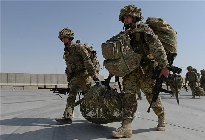Trong ảnh (tư liệu): Binh sĩ Anh làm nhiệm vụ tại Kandahar, Afghanistan, ngày 27/10/2014. Ảnh: AFP/ TTXVN