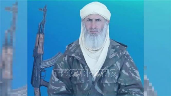 Trong ảnh: Chân dung thủ lĩnh mới của nhánh Al-Qaeda tại Bắc Phi Abu Obaida Yusuf al-Annabi. Ảnh: Alaraby/TTXVN